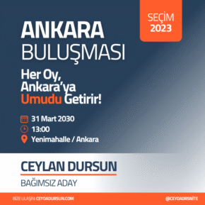 Mavi ve Turuncu Modern Seçim Instagram Gönderisi